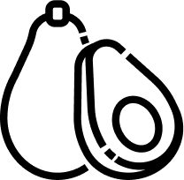 Icono de aguacate